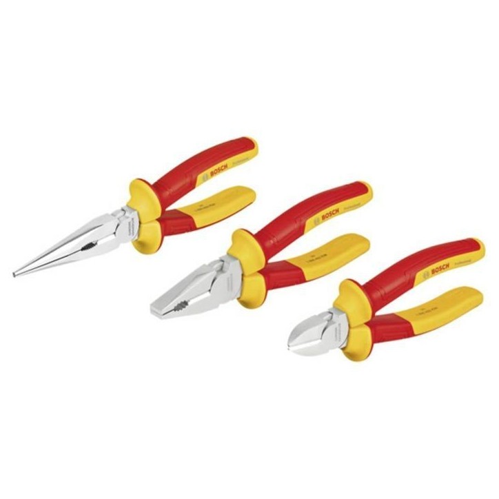 Bosch Professional Set de pinces VDE (3 pieces) Bosch Professional Set de pinces VDE (3 pieces)