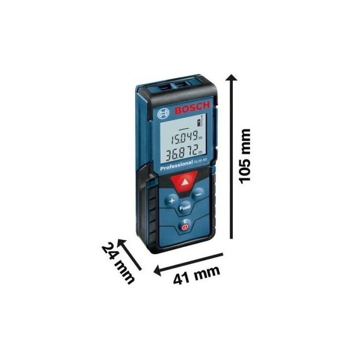 Télémetre Laser GLM 40 Professional en boîte carton - BOSCH - 0601072900