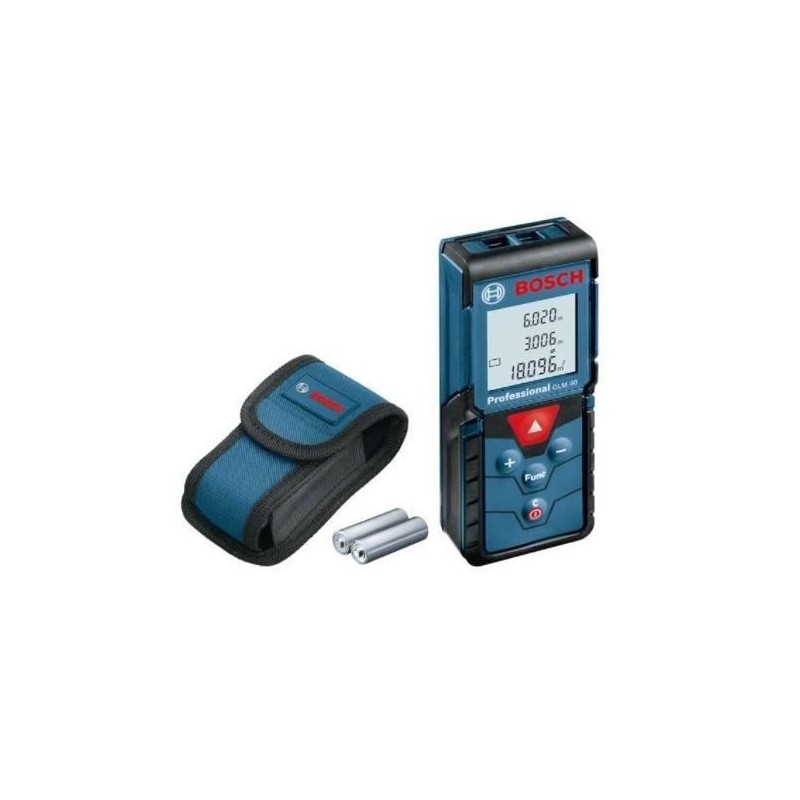 Télémetre laser Bosch Professional GLM 40 (laser rouge, portée: 0,1