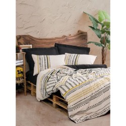 Parure de lit - 1 housse de couette 220 x 240 cm + 2 taies d'oreiller
