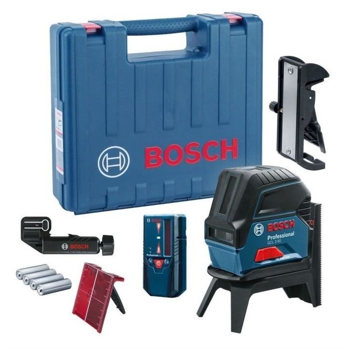 Niveau Laser - BOSCH PROFESSIONAL - GCL 2-50 - 2 Lignes - Portée 50m - IP54 Résistant