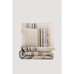 Parure de lit - 1 housse de couette 220 x 240 cm + 2 taies d'oreiller