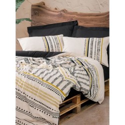Parure de lit - 1 housse de couette 220 x 240 cm + 2 taies d'oreiller