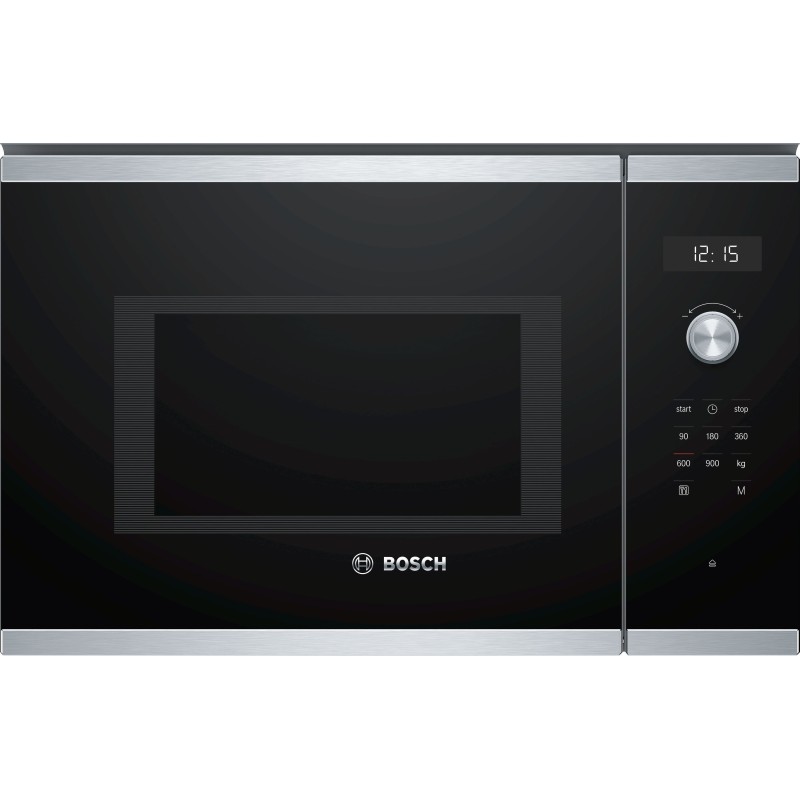 Micro-ondes encastrable - BOSCH Série 6 - BFL554MS0 - Noir / Inox - 5