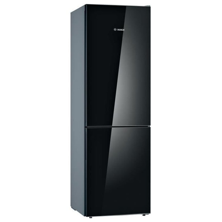 BOSCH KGV36VBEAS - Réfrigérateur combiné - 307 L (213 + 94 L) - Froid low frost - L 60 x H 186 cm - Noir BOSCH KGV36VBEAS - Réfrigérateur combiné - 307 L (213 + 94 L) - Froid low frost - L 60 x H 186 cm - Noir