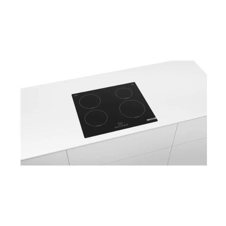 Table induction BOSCH - 4 foyers - L: 592 mm x P: 522 mm - PUE611BB5E