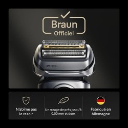 Tete de rasoir BRAUN Series 9 + - 4 éléments de coupe + tondeuse de