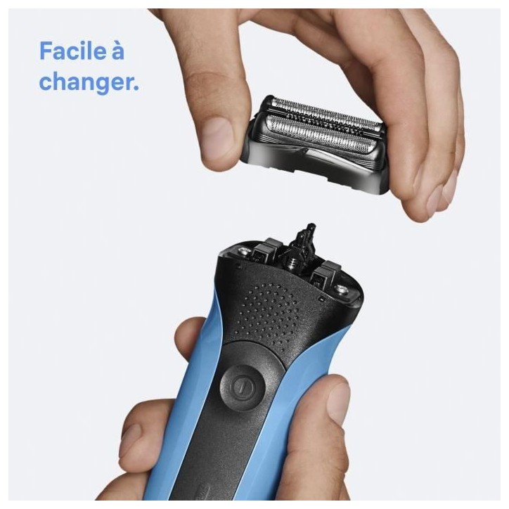 Tete de rasoir BRAUN Series 3+ - 2 grilles - Peigne MicroComb - 100 % fabriqué en Allemagne Tete de rasoir BRAUN Series 3+ - 2 grilles - Peigne MicroComb - 100 % fabriqué en Allemagne