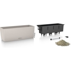 LECHUZA Jardiniere - Balconera color 50 - 50 x 19 x 19 cm - 8 L - Kit
