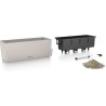 LECHUZA Jardiniere - Balconera color 50 - 50 x 19 x 19 cm - 8 L - Kit
