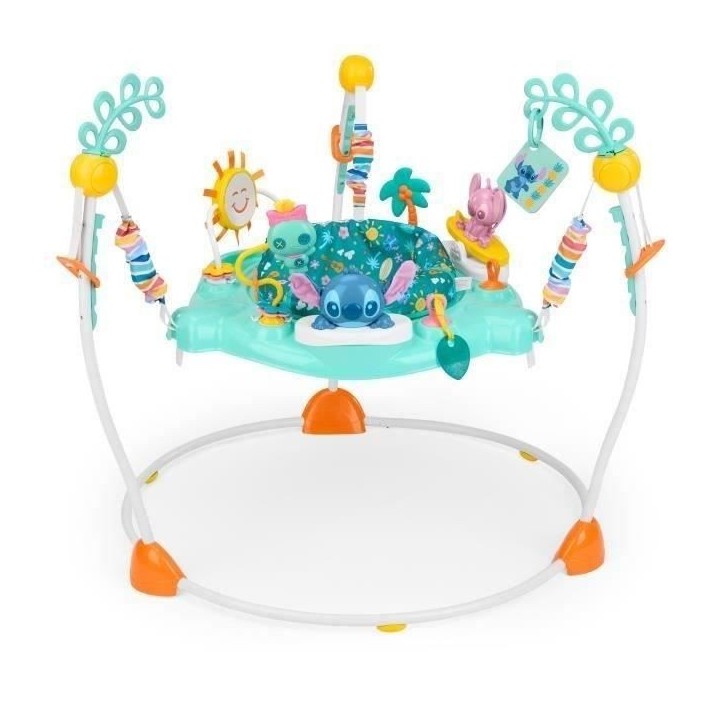 DISNEY BABY -STITCH- Aire d'éveil bébé multi-jouets, siege sauteur a rebonds évolutif, pivotant a 360° 10 jeux interactives DISNEY BABY -STITCH- Aire d'éveil bébé multi-jouets, siege sauteur a rebonds évolutif, pivotant a 360° 10 jeux interactives