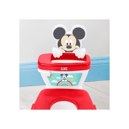 DISNEY BABY - MICKEY- Mini toilette avec réducteur de lunette de toilette inclus, 2 en 1, MySize, Pot amovible facile a nettoye