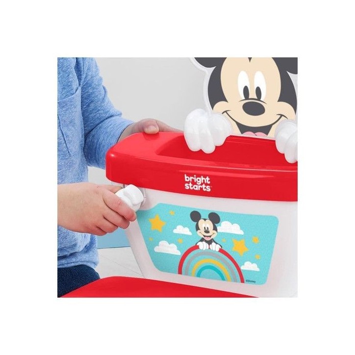 DISNEY BABY - MICKEY- Mini toilette avec réducteur de lunette de toilette inclus, 2 en 1, MySize, Pot amovible facile a nettoye
