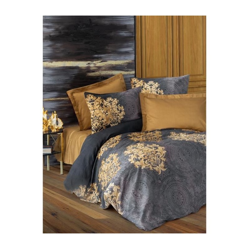 Parure de lit - 1 housse de couette 220 x 240 cm + 2 taies d'oreiller Parure de lit - 1 housse de couette 220 x 240 cm + 2 taies d'oreiller