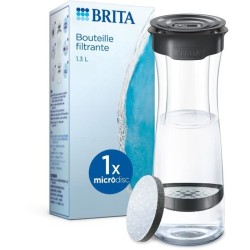 Bouteille filtrante BRITA - Fill & Serve Gris - Capacité 1,3L - 1 fil