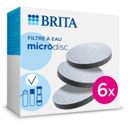 Cartouche BRITA - MicroDisc - Pack de 6 - 1 filtre 1 mois de filtratio