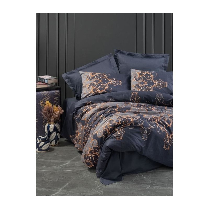 Parure de lit - 1 housse de couette 220 x 240 cm + 2 taies d'oreiller Parure de lit - 1 housse de couette 220 x 240 cm + 2 taies d'oreiller