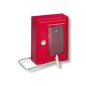 Boîte d'urgence - BURG-WÄCHTER - Modele 6161 - 167 x 130 x 64 mm - Marteau inclus - Métal rouge