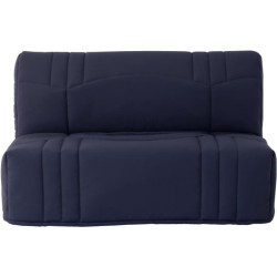 Banquette BZ DREAM - Tissu 100% Coton bleu foncé - Couchage 140x190 c