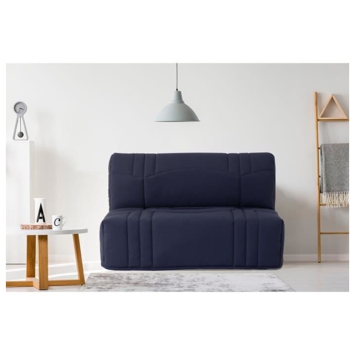 Banquette BZ DREAM - Tissu 100% Coton bleu foncé - Couchage 140x190 cm