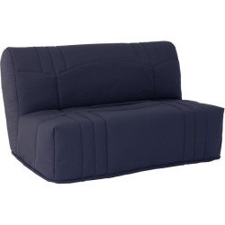 Banquette BZ DREAM - Tissu 100% Coton bleu foncé - Couchage 140x190 c