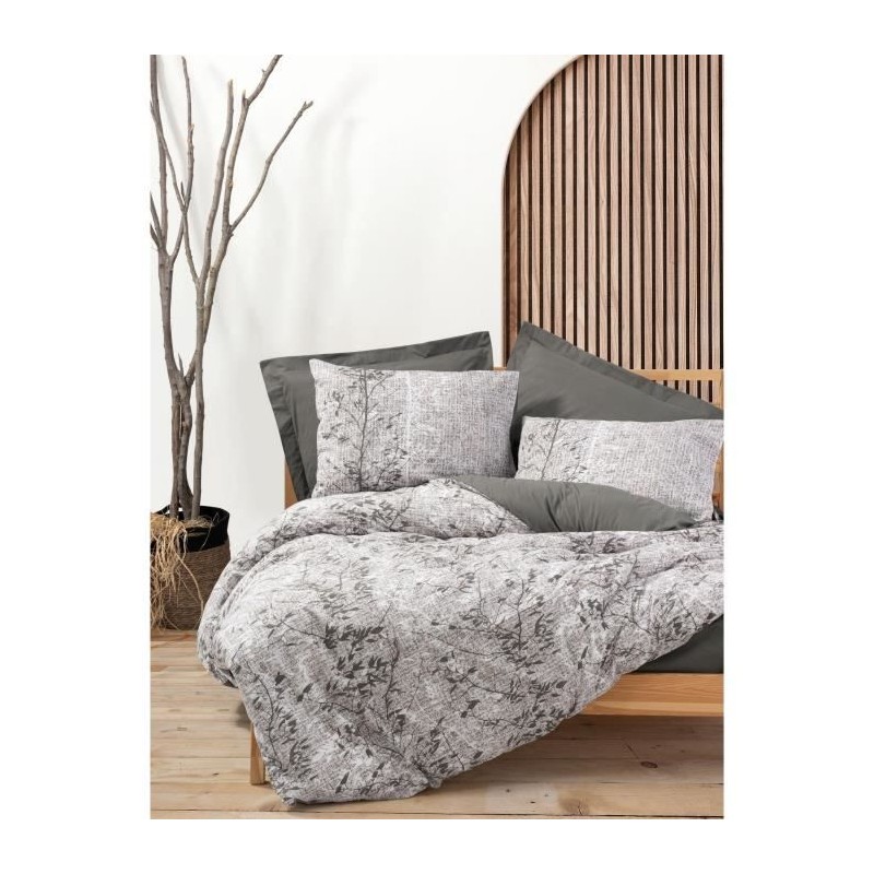 Parure de lit - 1 housse de couette 220 x 240 cm + 2 taies d'oreiller Parure de lit - 1 housse de couette 220 x 240 cm + 2 taies d'oreiller