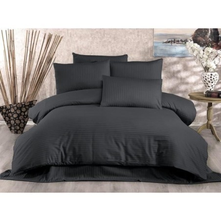 Parure de lit - 1 housse de couette 220x240 cm + 2 taies d'oreiller 60
