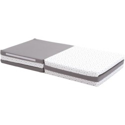 Tapis d'éveil XL - CANDIDE - Evolutif 5-en-1 - Gris / Etoiles