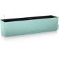 LECHUZA Jardiniere - Balconera Color 80 - 79 x 19 x 19 cm - Kit complet - Vert pastel - 12 L