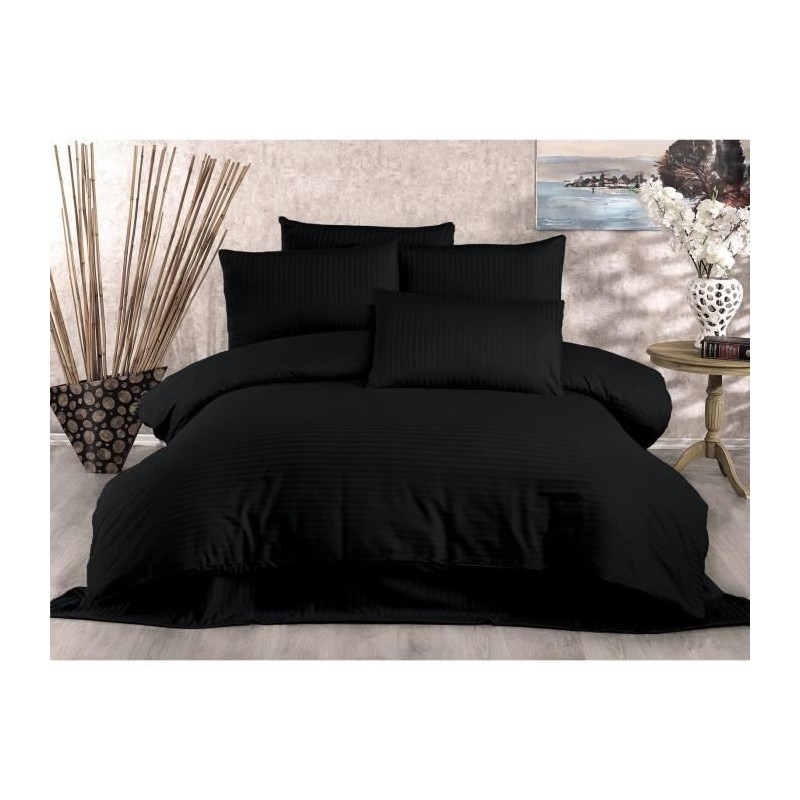 Parure de lit - 1 housse de couette 220 x 240 cm + 2 taies d'oreiller Parure de lit - 1 housse de couette 220 x 240 cm + 2 taies d'oreiller