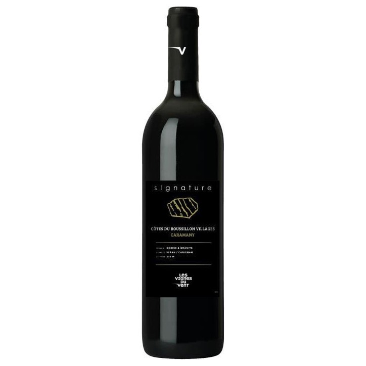 Les Vignes du Vent Signature Caramany 2022 Côtes du Roussillon Villages - Vin rouge de Languedoc