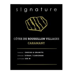 Les Vignes du Vent Signature Caramany 2022 Côtes du Roussillon Villages - Vin rouge de Languedoc