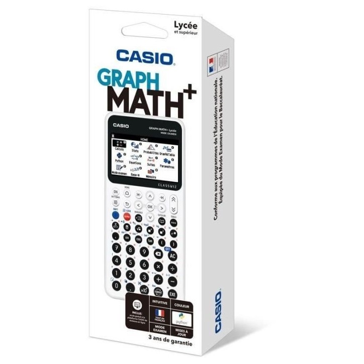 Calculatrice Casio Graph Math Plus - Calculatrice graphique Calculatrice Casio Graph Math Plus - Calculatrice graphique