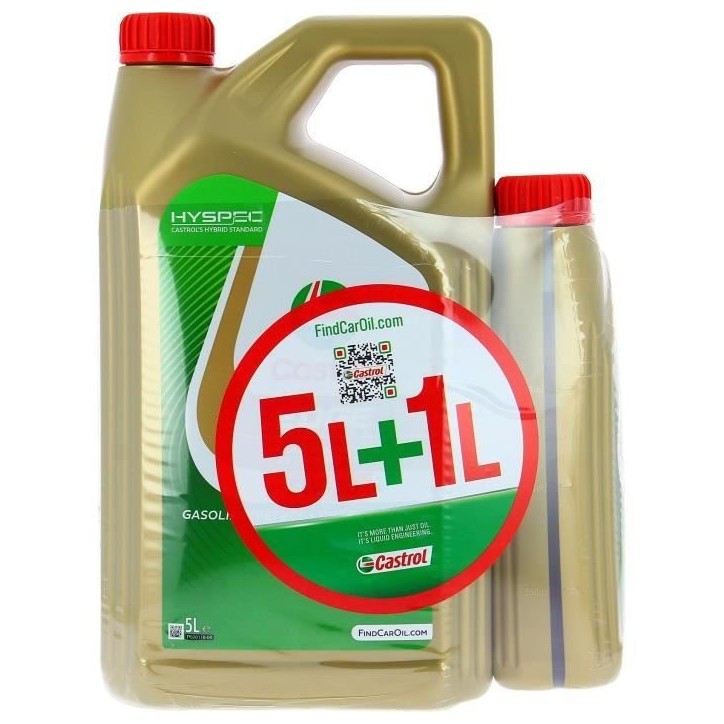 Huile Moteur - CASTROL EDGE - 5W-30 LL - 5L+1L - Offre spéciale