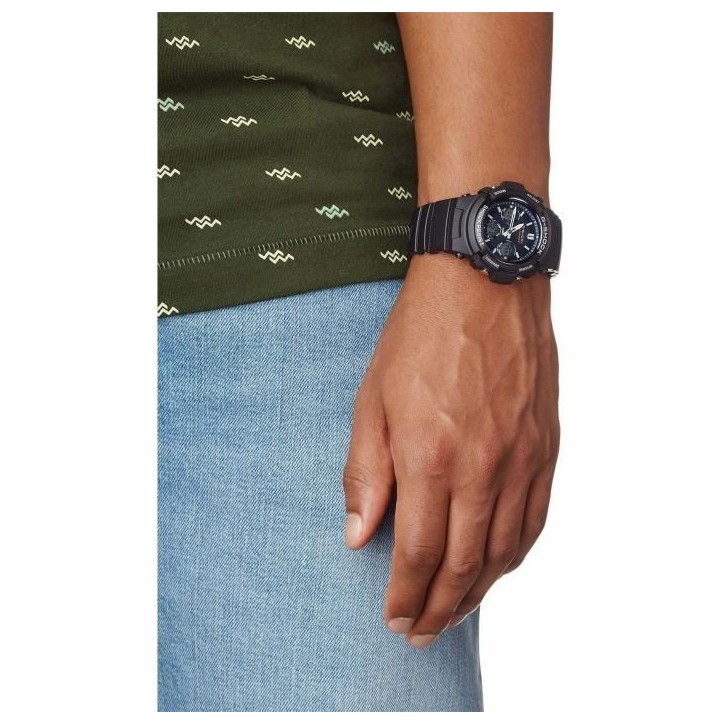 Montre - Casio - G-Shock Classic - Homme - Noir - Énergie solaire - Résistante aux chocs Montre - Casio - G-Shock Classic - Homme - Noir - Énergie solaire - Résistante aux chocs