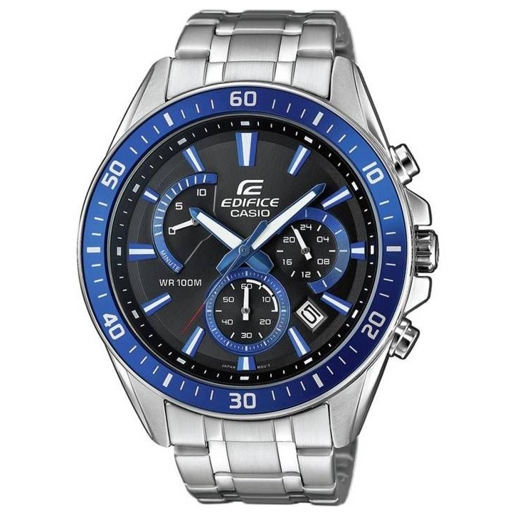 Montre - CASIO - Edifice EFR-552D-1A2VUEF - Quartz - Acier - Étanchéité 10 ATM