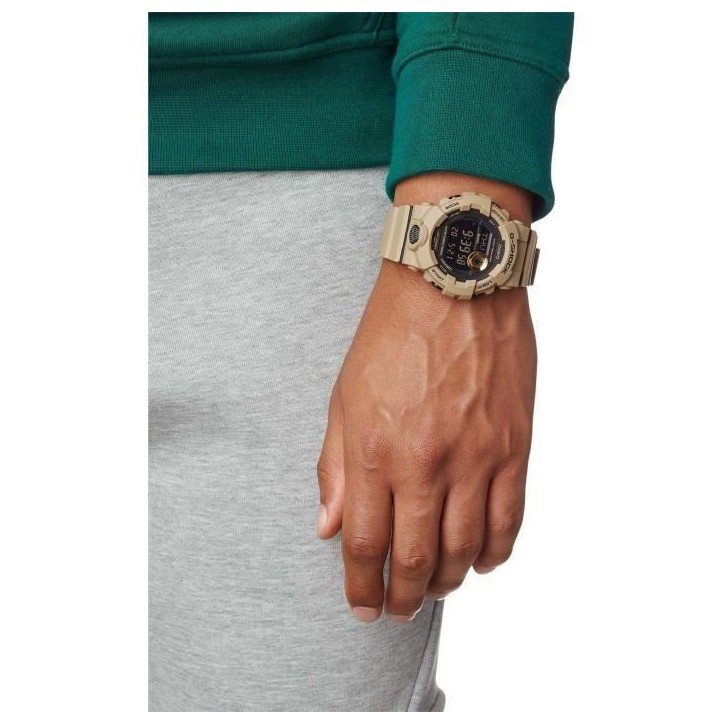 Montre sport CASIO G-Shock GBD-800UC-5ER beige - Bluetooth, étanche 20 bars, résistance aux chocs Montre sport CASIO G-Shock GBD-800UC-5ER beige - Bluetooth, étanche 20 bars, résistance aux chocs
