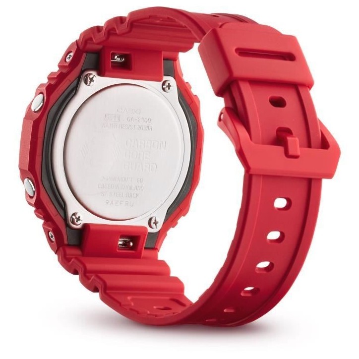Montre CASIO G-SHOCK - Resitante aux chocs - Multifonctions - Rouge Montre CASIO G-SHOCK - Resitante aux chocs - Multifonctions - Rouge