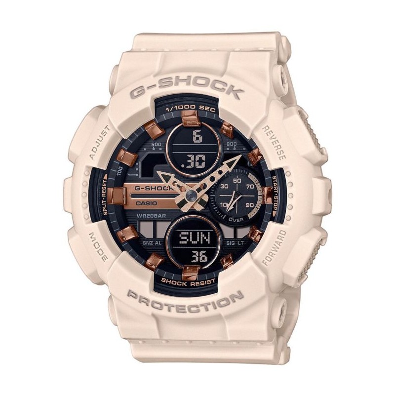 Montre - CASIO - G-Shock Classic Femme Blanc - Chrono 1/1000eme de s. Montre - CASIO - G-Shock Classic Femme Blanc - Chrono 1/1000eme de s.