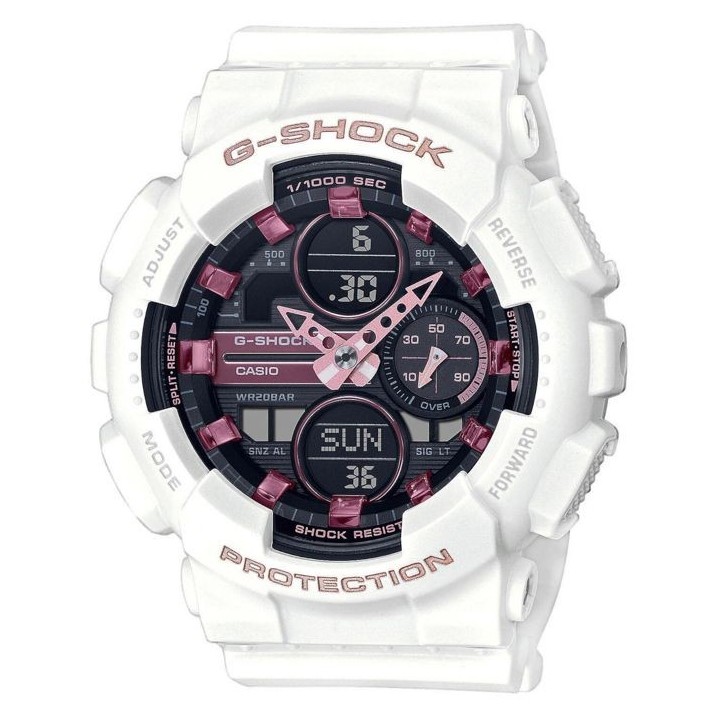 Montre Casio G-Shock Classic Femme Blanc - CASIO - Quartz - Double affichage - Adulte - Plastique - Ronde