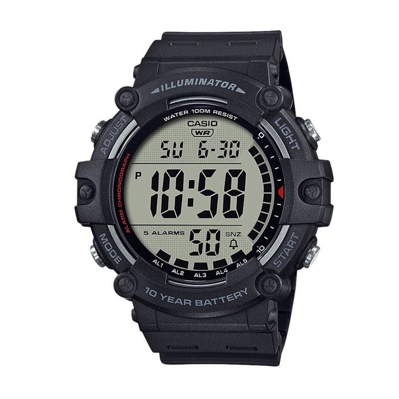CASIO - Montre sport - Multifonctions - Noir CASIO - Montre sport - Multifonctions - Noir