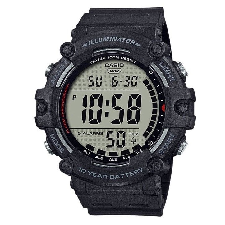 CASIO - Montre sport - Multifonctions - Noir CASIO - Montre sport - Multifonctions - Noir