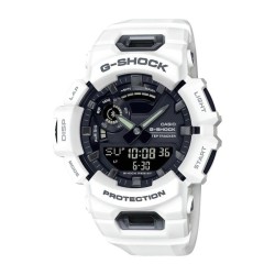 CASIO Montre G-SHOCK - Résistante aux chocs - Multifonctions - Blanc