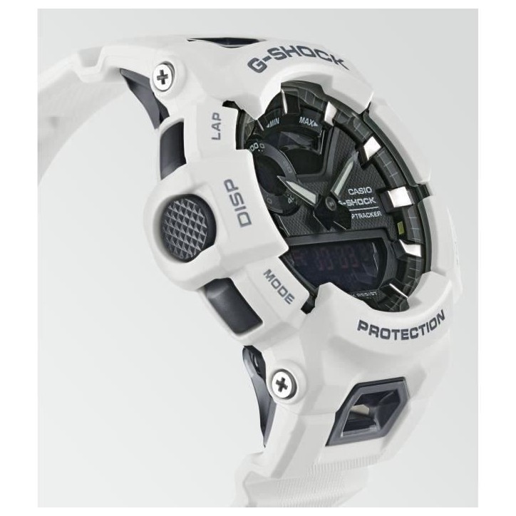 CASIO Montre G-SHOCK - Résistante aux chocs - Multifonctions - Blanc CASIO Montre G-SHOCK - Résistante aux chocs - Multifonctions - Blanc