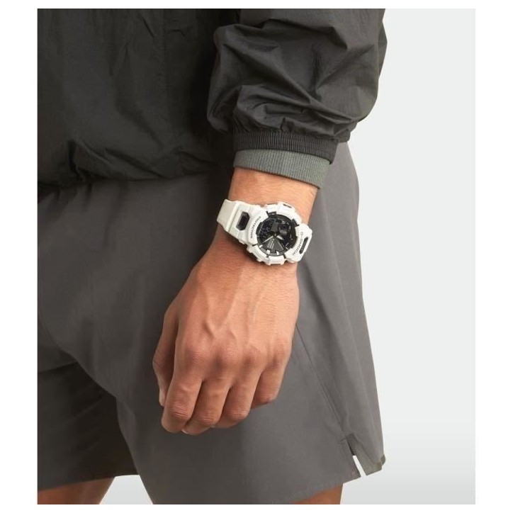 CASIO Montre G-SHOCK - Résistante aux chocs - Multifonctions - Blanc CASIO Montre G-SHOCK - Résistante aux chocs - Multifonctions - Blanc