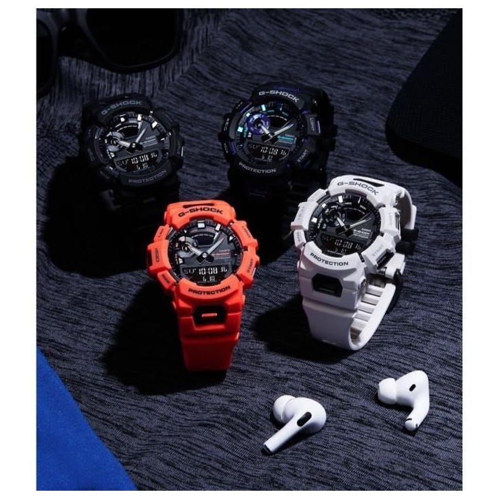 CASIO Montre G-SHOCK - Résistante aux chocs - Multifonctions - Blanc CASIO Montre G-SHOCK - Résistante aux chocs - Multifonctions - Blanc