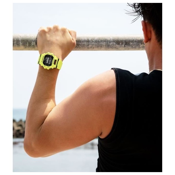 Montre - CASIO - G-Shock Sport - GBD-200-9ER - Jaune fluo Montre - CASIO - G-Shock Sport - GBD-200-9ER - Jaune fluo