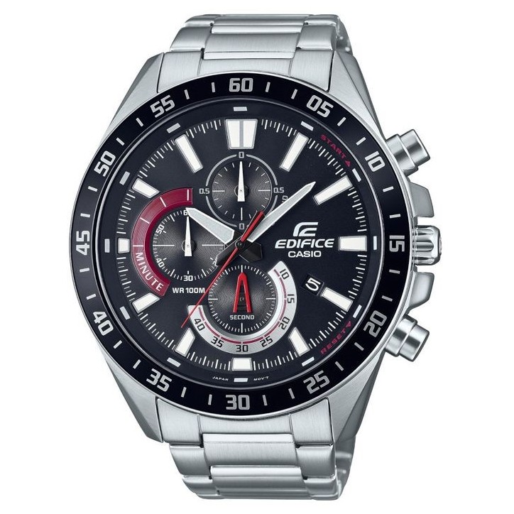 CASIO - Montre en acier inoxydable - EDIFICE - Gris