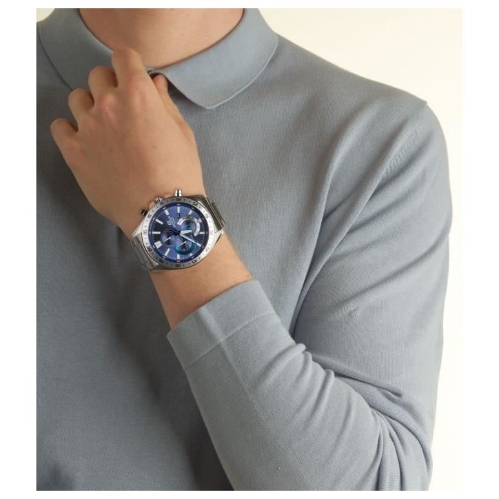 Montre - CASIO - EDIFICE - Quartz - Verre minéral - Etanche 10 ATM - Gris Montre - CASIO - EDIFICE - Quartz - Verre minéral - Etanche 10 ATM - Gris