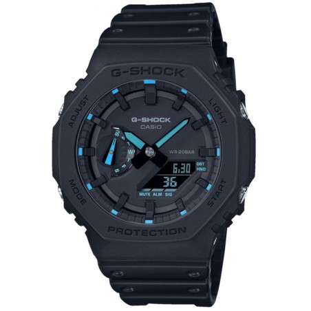 Montre - CASIO - G-Shock - Noir et Bleu résiné